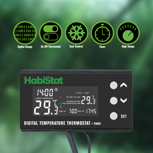HabiStat Digital Temperature Thermostat - teplotní
