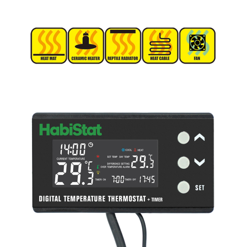 HabiStat Digital Temperature Thermostat - teplotní